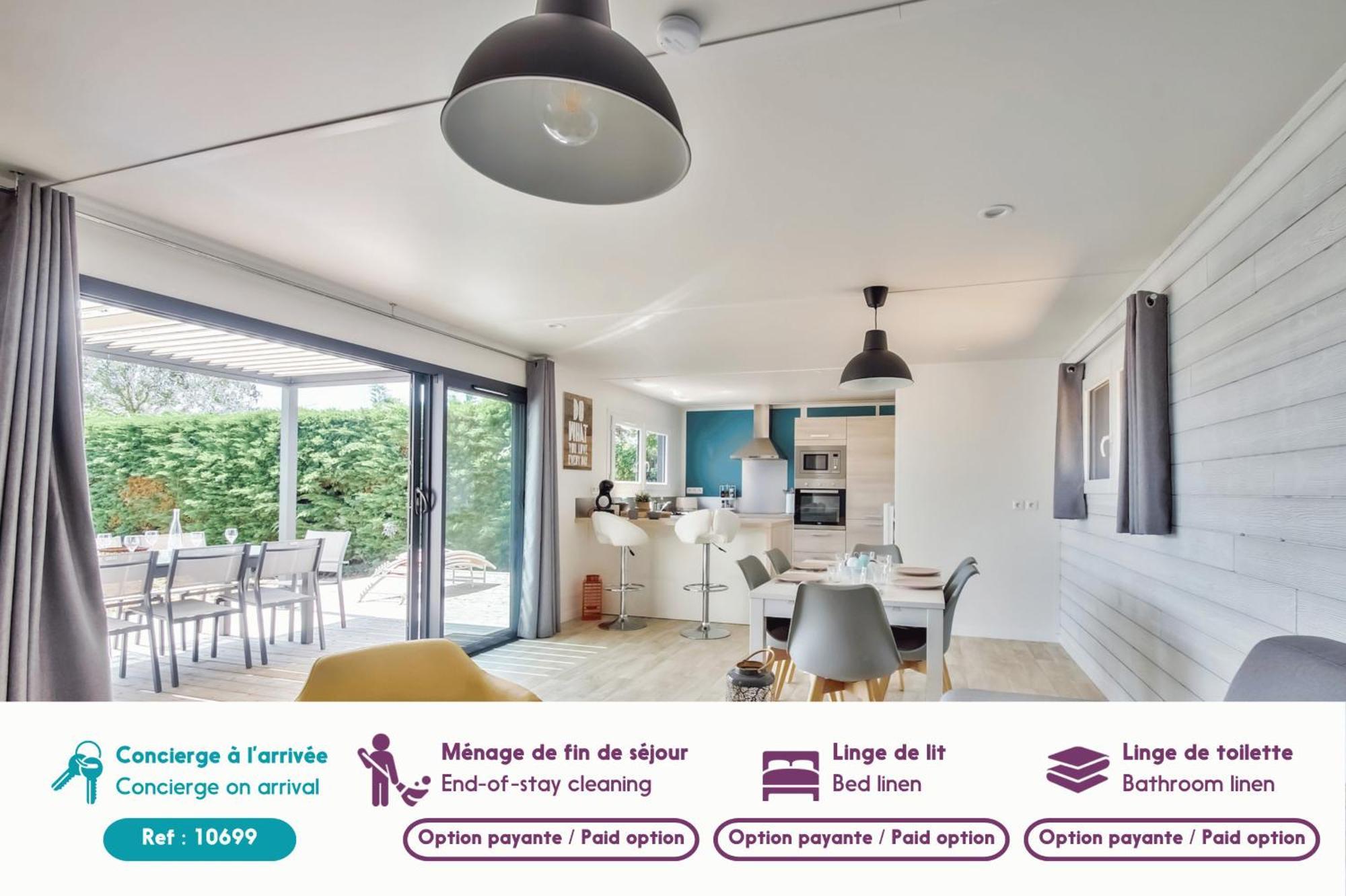 Chalet Pour 8 Dans Residence Avec Piscine Chauffee Brétignolles-sur-Mer Zewnętrze zdjęcie